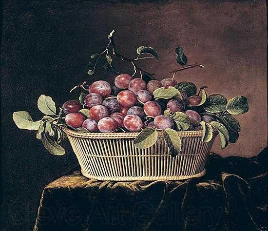 unknow artist Basket of Plums